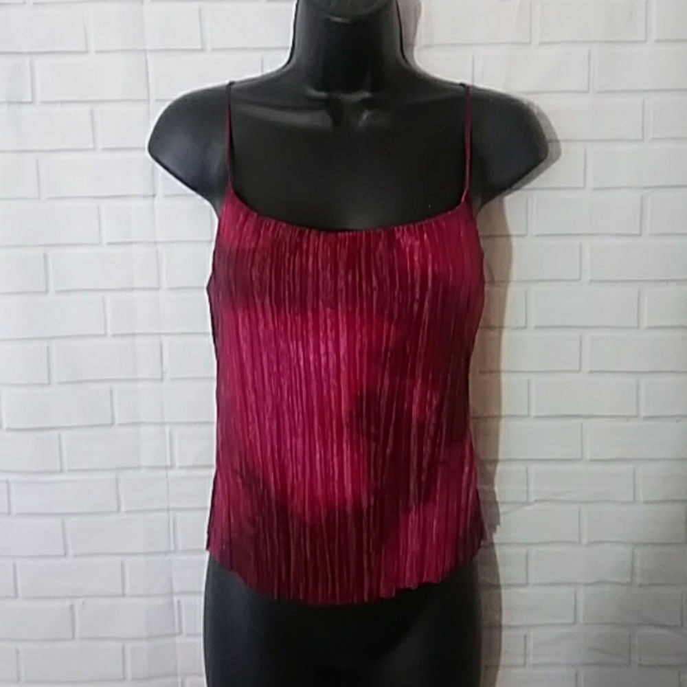 Guess collection burgundy crop top medium